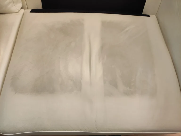 Taki jest efekt czyszczenia skórzanej tapicerki przez firmę gunar